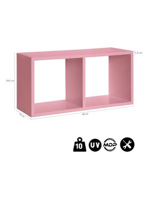 Imagen 2 del producto Repisa Serenity Doble Rosado