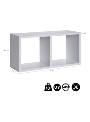 Imagen 2 del producto Repisa Serenity Doble Blanco