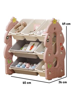 Imagen 2 del producto Estante Rosado Sunny 7 Cajas