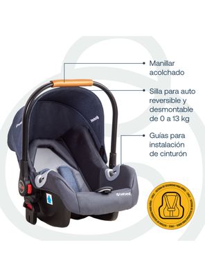 Imagen 2 del producto Coche Travel System Fenix Azul Bebesit