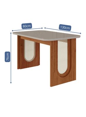 Imagen 2 del producto Juego Comedor Valentina + 4 Sillas Fernanda Gris