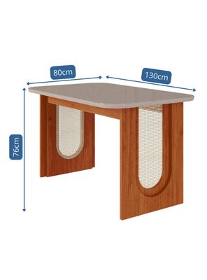 Imagen 2 del producto Juego Comedor Valentina + 4 Sillas Fernanda Nude