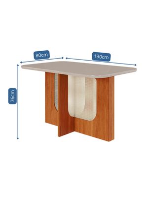 Imagen 2 del producto Juego Comedor Louise 4 Sillas Paola Gris