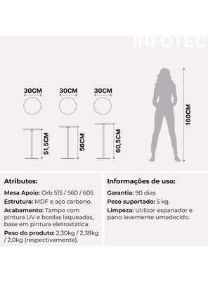 Imagen 2 del producto Set 3 Mesas Laterales Orb