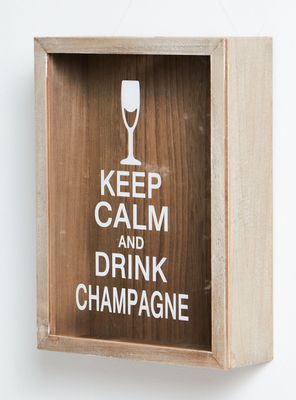 Imagen 2 del producto Cuadro Porta Corchos Champaña 30 x 40 cm