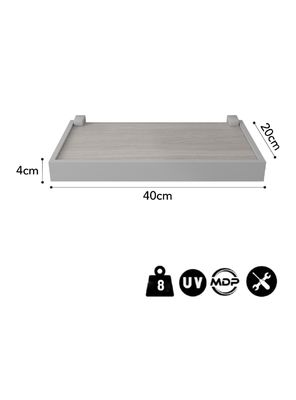 Imagen 2 del producto Repisa Duetto Gris