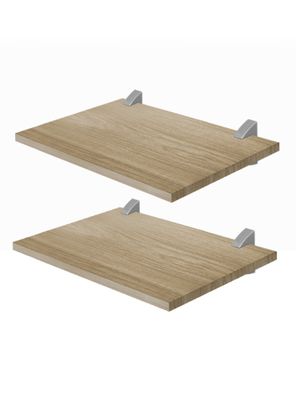 Set 2 Repisas Concept 40 cm Roble