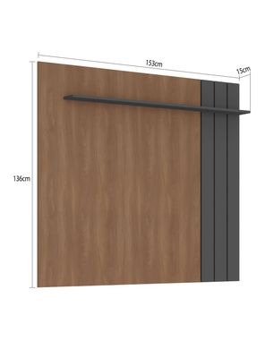 Imagen 2 del producto Panel Tv 65"" Manchester Gris Repisa