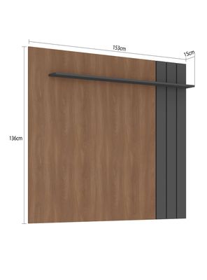 Imagen 2 del producto Combo Panel Tv 65"" + Rack 1 Puerta Manchester Gris