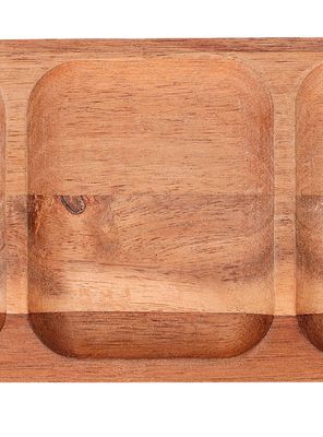 Imagen 2 del producto Plato 3 Separaciones Acacia