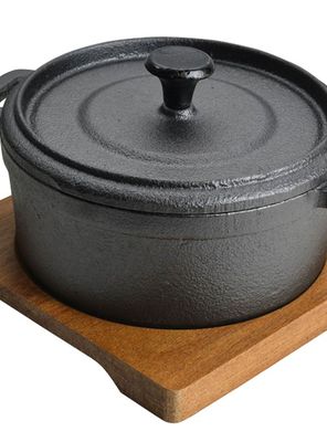 Imagen 2 del producto Ramekin Hierro Fundido con Base Acacia