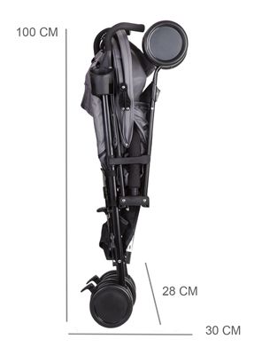 Imagen 2 del producto Coche Paragua Kronos Grey Bebesit