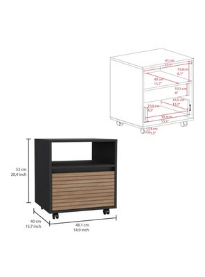 Imagen 2 del producto Velador Austin 1C Wengue