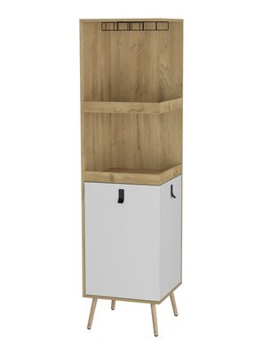 Bar Esquinero Huna 2P Macadamia Blanco