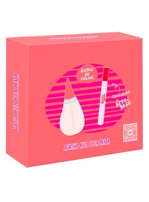 Set Perfume Gotas de Color EDT Mujer 50 ml + Megaspritzer 10 ml