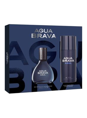 Set Perfume Agua Brava Azul EDT Hombre 50 ml + Desodorante 150 ml