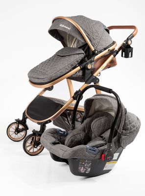 Coche Travel Elegance Gris