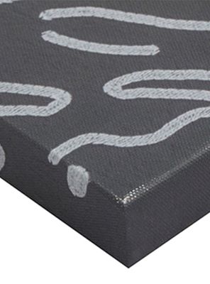 Imagen 2 del producto Cuadro Hoja Gris 40x50 cm