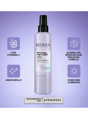 Imagen 2 del producto Pre-Tratamiento con vitamina C Iluminador de Cabello Rubio Blondage High Bright 250ml