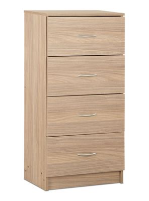 Cómoda 4 Cajones Nogal