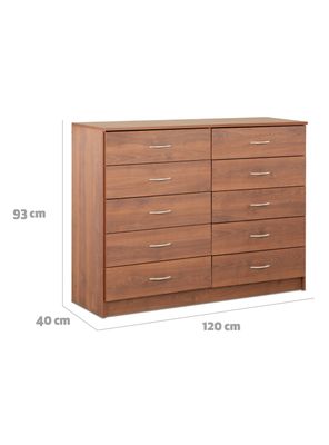 Imagen 2 del producto Cómoda 10 Cajones Cerezo