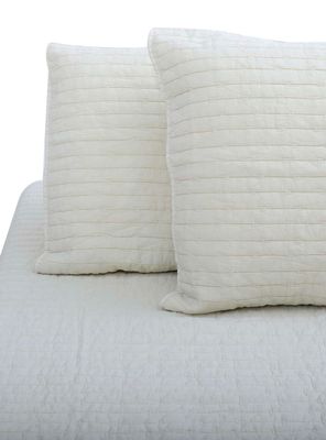 Quilt 1.5 Plazas Hebra Patchwork Natural