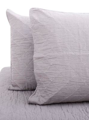 Quilt Hebra King Fibra Gris