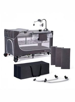 Cuna de Viaje Leody Gris