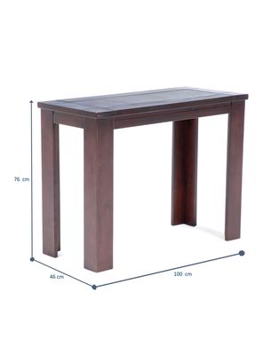 Imagen 2 del producto Mesa Arrimo New Monaco 46x100 cm Chocolate