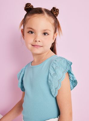 Imagen 2 del producto Polera Lisa Vuelitos Broderie