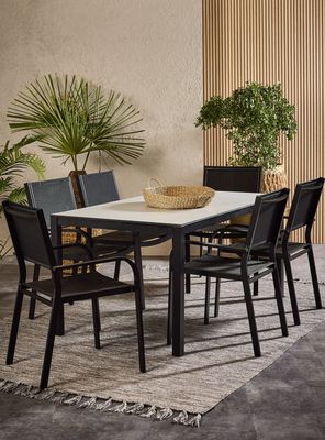 Juego Comedor Terraza + 6 Sillas Freshwater