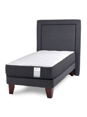 Cama Europea Dúo Pocket 1 Plaza + Respaldo
