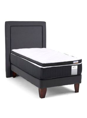 Imagen 2 del producto Cama Europea Dúo Pocket 1.5 Plazas + Topper + Respaldo