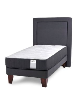 Cama Europea Dúo Pocket 1.5 Plaza Plus + Respaldo