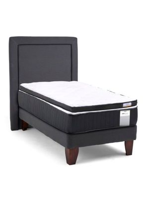 Imagen 2 del producto Cama Europea Dúo Pocket Topper 1.5 Plaza Plus + Respaldo