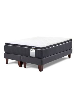 Cama Europea Dúo Pocket Súper King + Topper