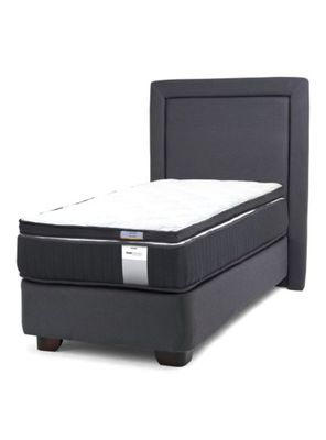 Cama Americana Dúo Pocket 1 Plaza Plus + Topper + Respaldo