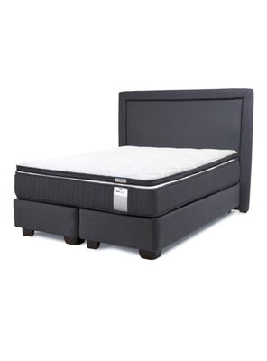 Cama Americana Dúo Pocket Súper King Topper + Respaldo