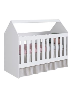 Cuna Casita 60 Montessori Blanca