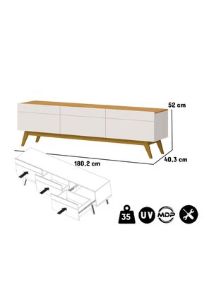 Imagen 2 del producto Rack Tv 70"" Classic