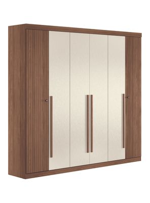 Clóset Buriti 6 Puertas 4 Cajones Jatoba Arena