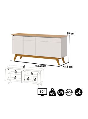 Imagen 2 del producto Buffet Classic 4 Puertas