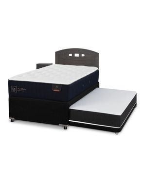 Diván Premium 1.5 Plazas + Set Gales Gris