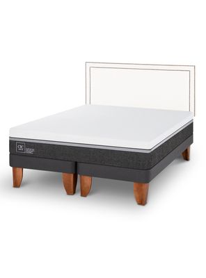 Cama Europea Ortopedic Advance 2 Plazas Base Dividida Respaldo Danubio