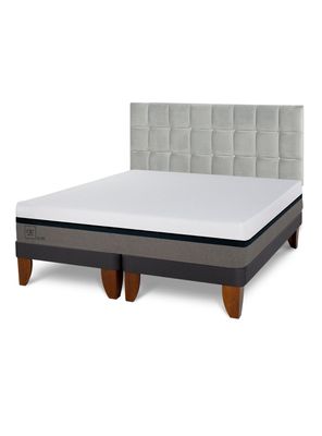 Cama Europea Balance King Respaldo Sile