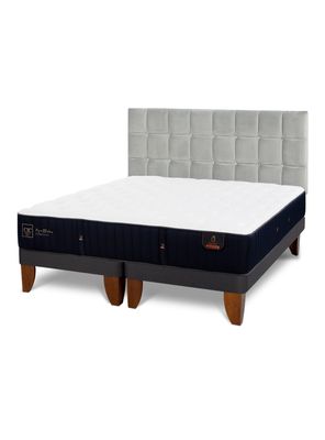 Cama Europea Premium King Respaldo Sile