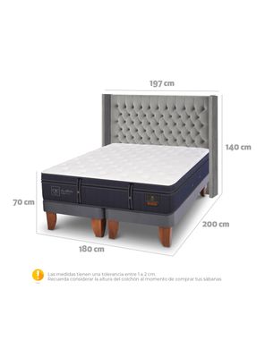 Imagen 2 del producto Cama Europea Grand Premium King Respaldo Sesia