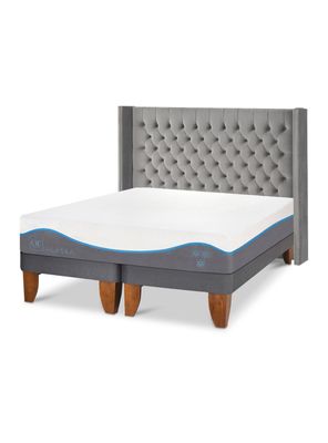 Cama Europea Alaska King Respaldo Sesia
