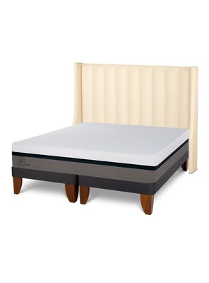 Cama Europea Balance King Respaldo Panaro