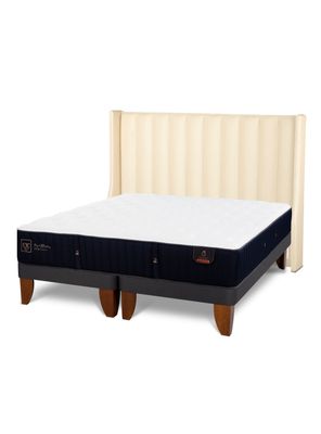 Cama Europea Premium Súper King Respaldo Panaro